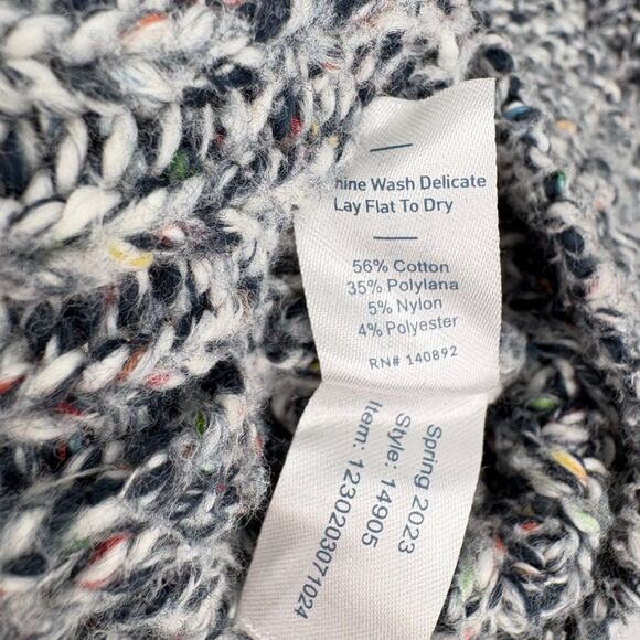 Marine Layer Quinn Oversized Sweater Blue Multi, Large - Picture 10 of 10